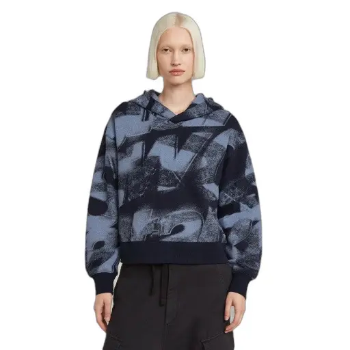 Oversized Hoodie Damen G-Star Sprayed Letters