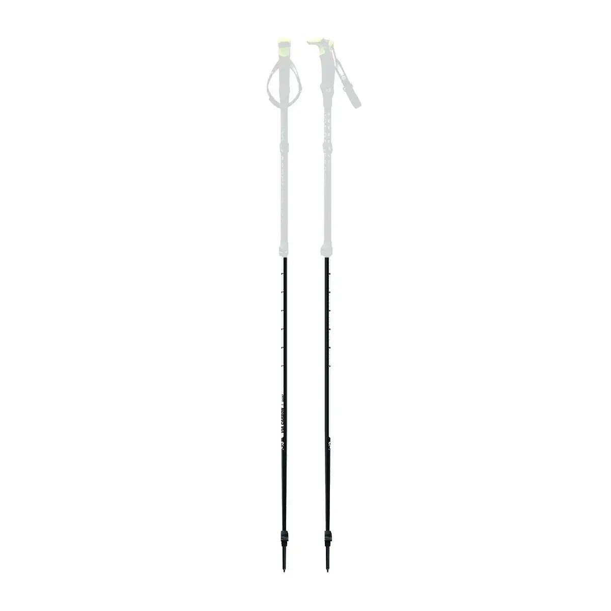 Accessoires voor korte onderstang van carbon voor skitouren G3 Via (x2)
