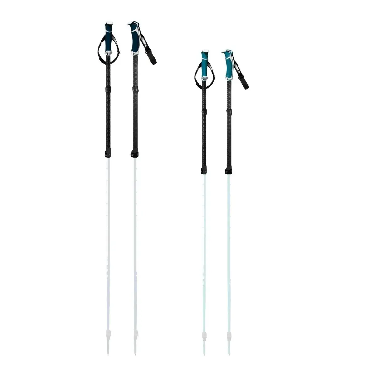 Accessoires ski randonnée stang boven aluminium lang G3 Via (x2)
