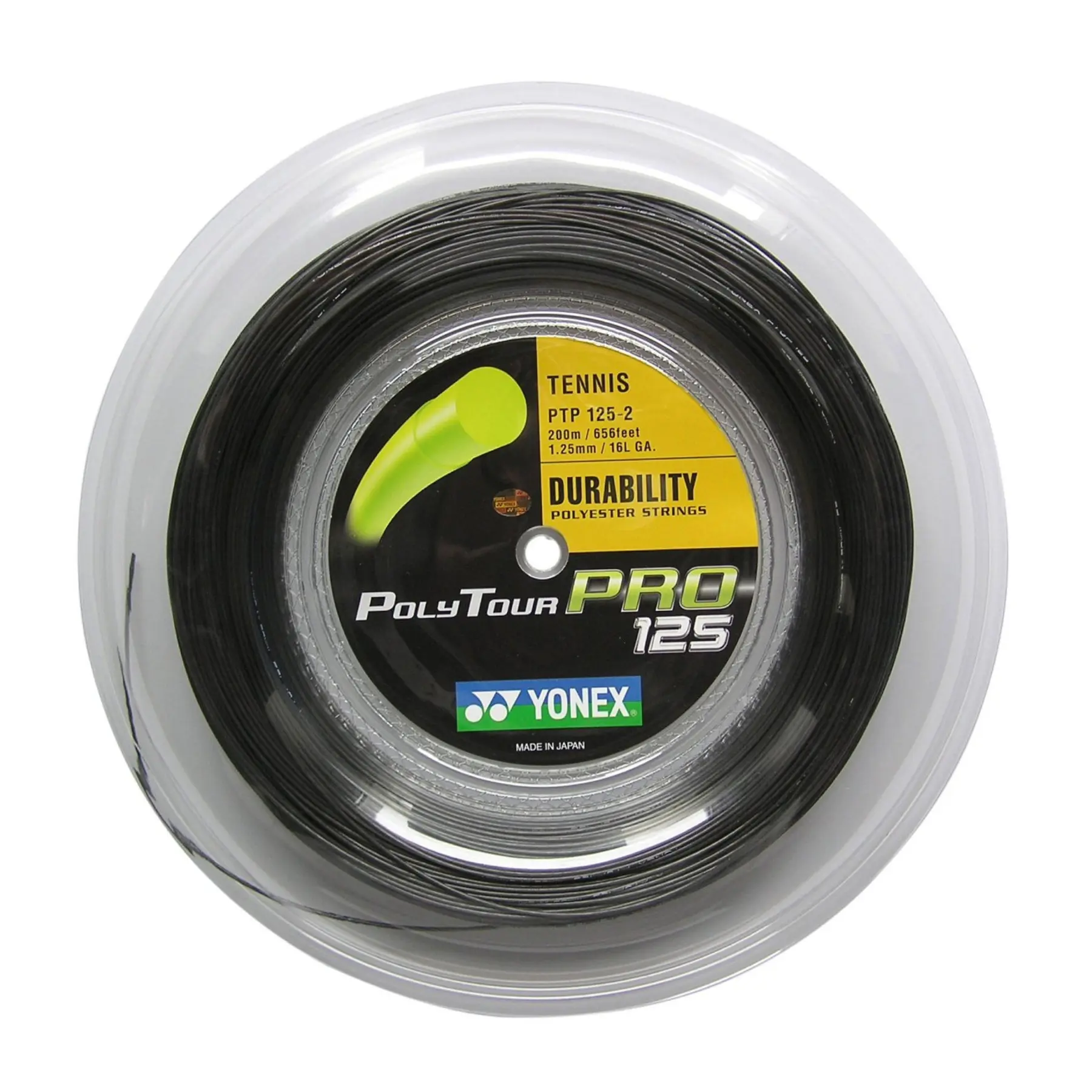 Yonex Schwarz Poly Tour Pro Saitenrolle 200M - Image 3