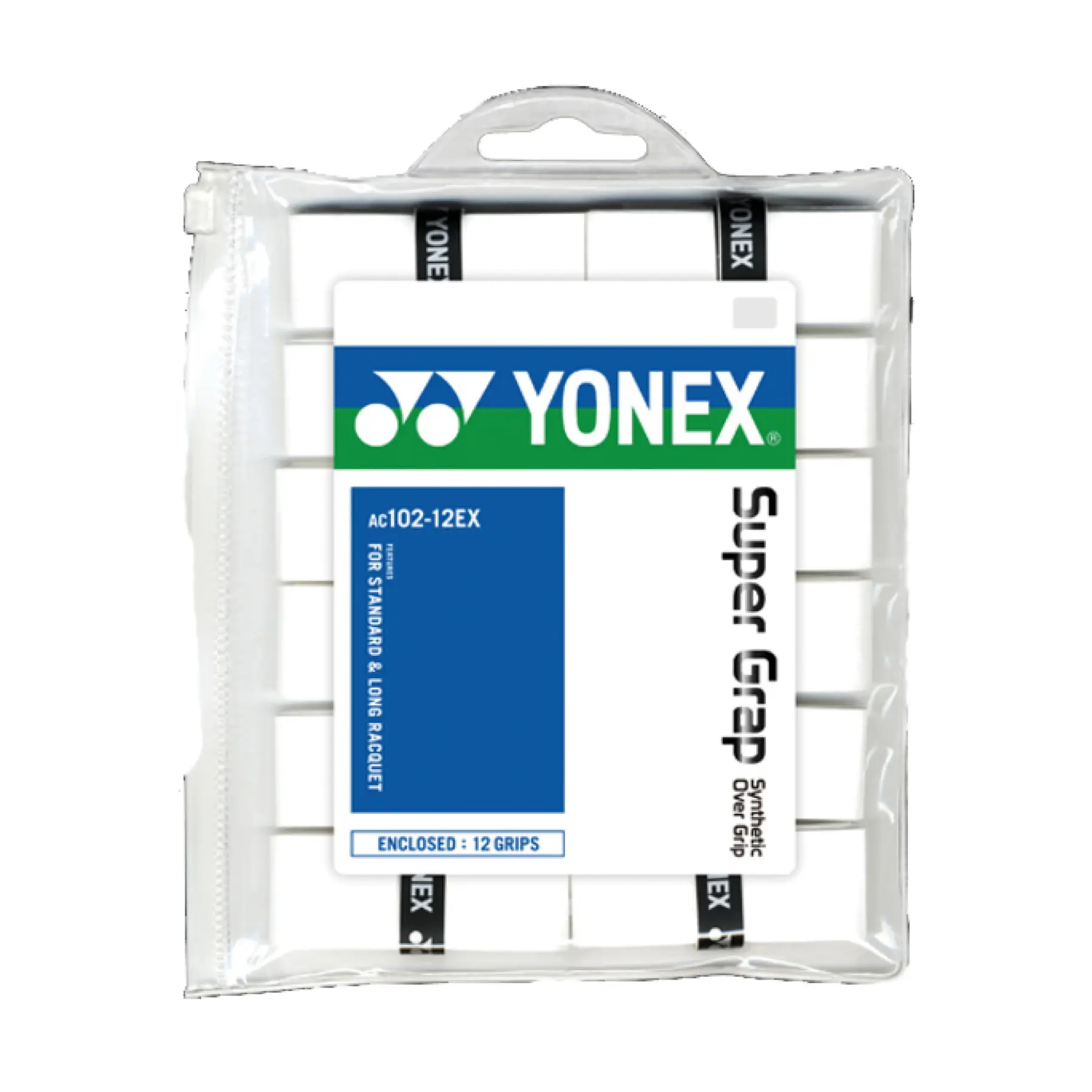 12er Pack Yonex Super Grap weiß, das Griffband der Profis, Spitzen-Overgrip - Image 4