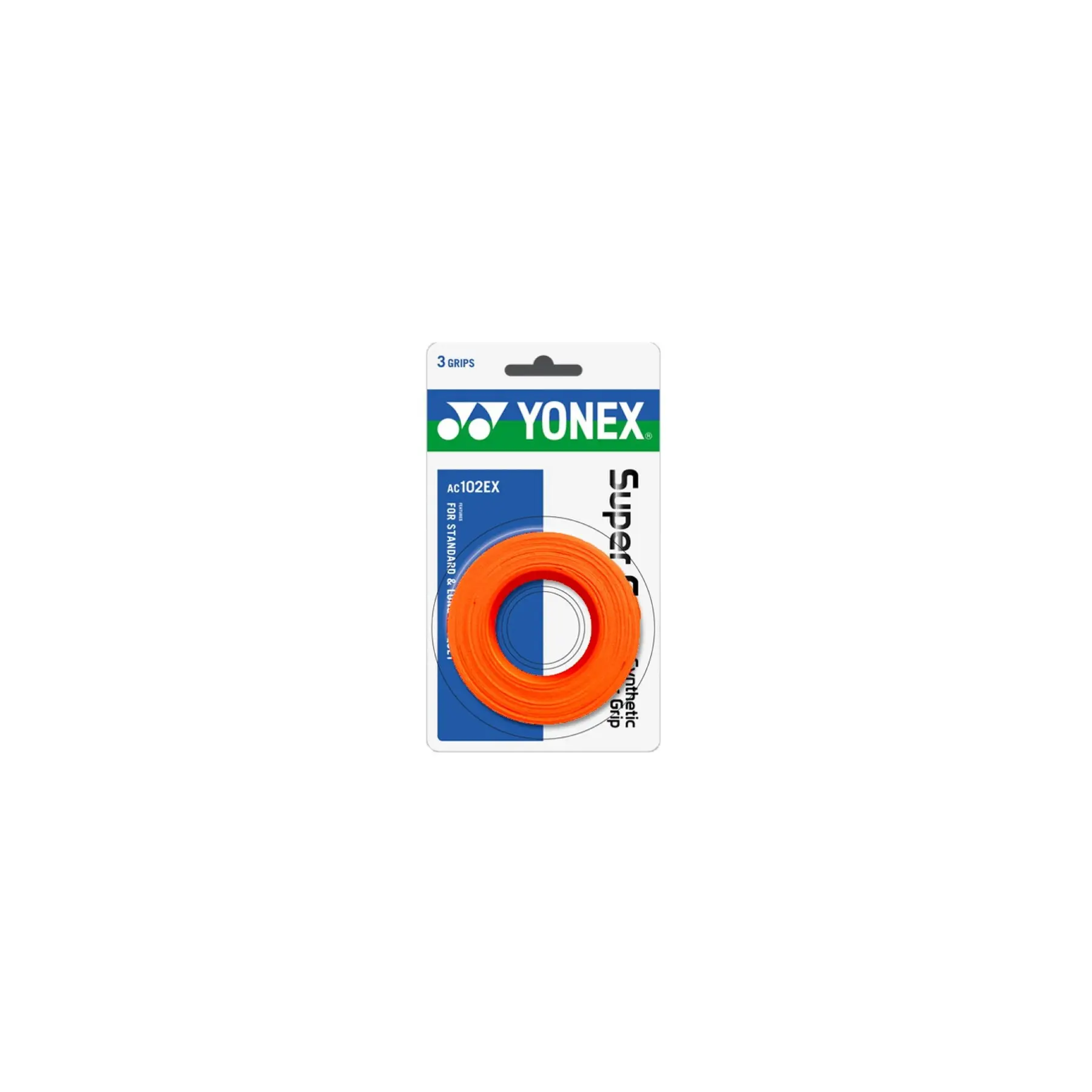 TOP-Overgrip: 6er Pack (2x3) Yonex Super Grap orange, das Griffband der Profis - Image 3