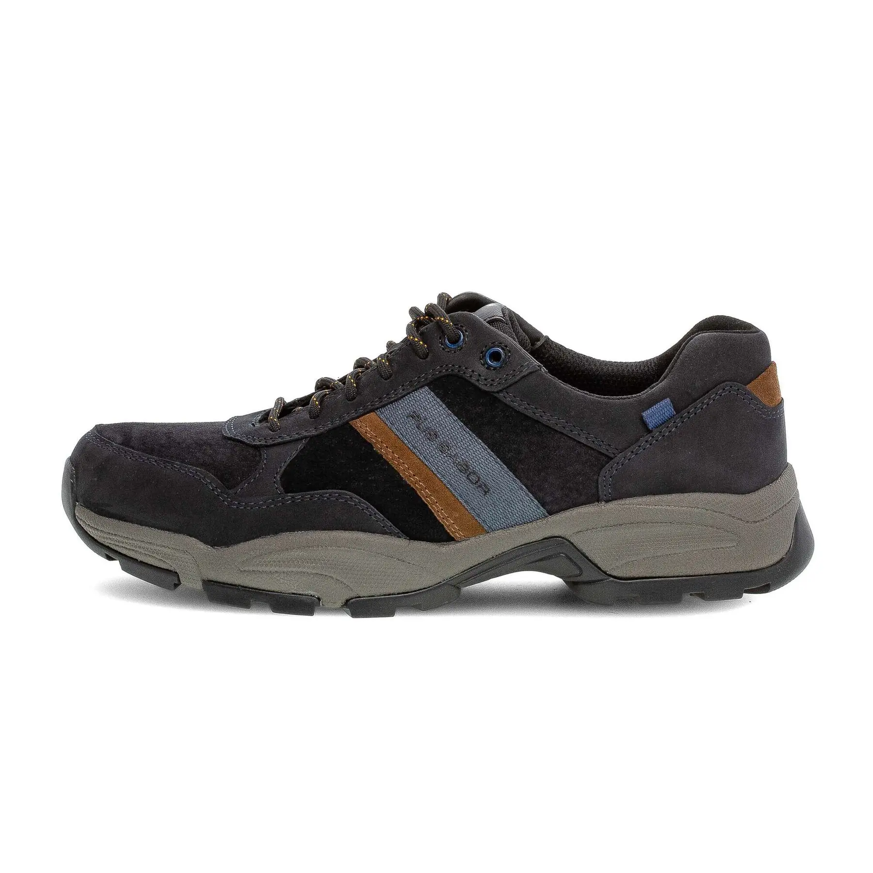 Niedrige Sneaker aus geöltem Nubuk und Wildleder Gabor