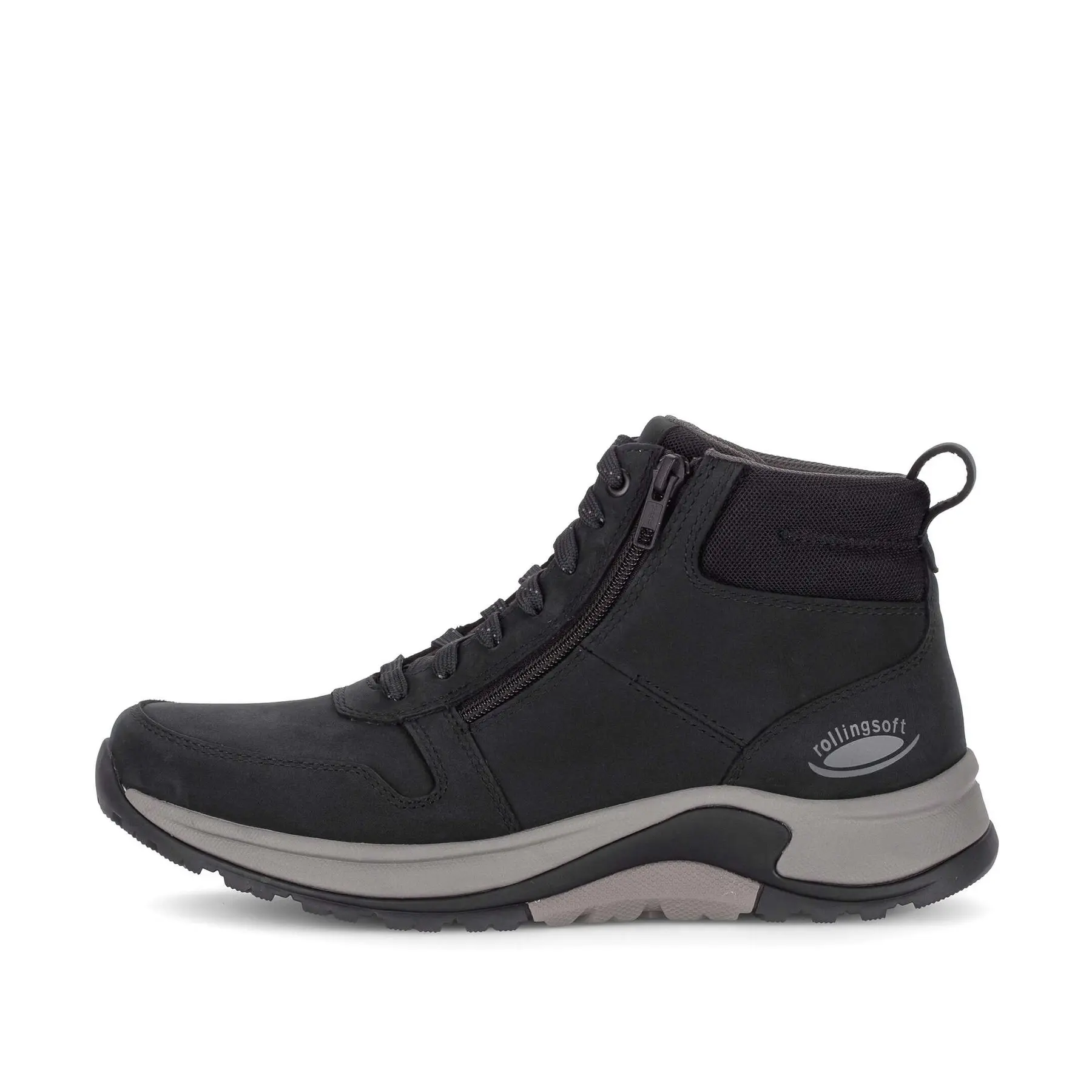 Baskets en nubuck huilé et mesh Gabor Rollingsoft