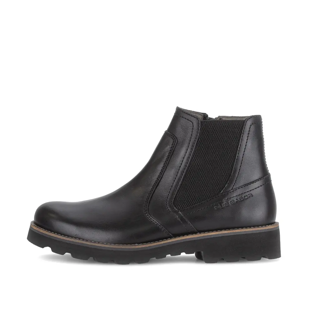 Bottines en cuir pull-up lisse Gabor Vintage