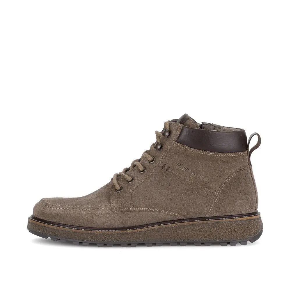 Bottines en daim huilé et cuir pull-up Gabor