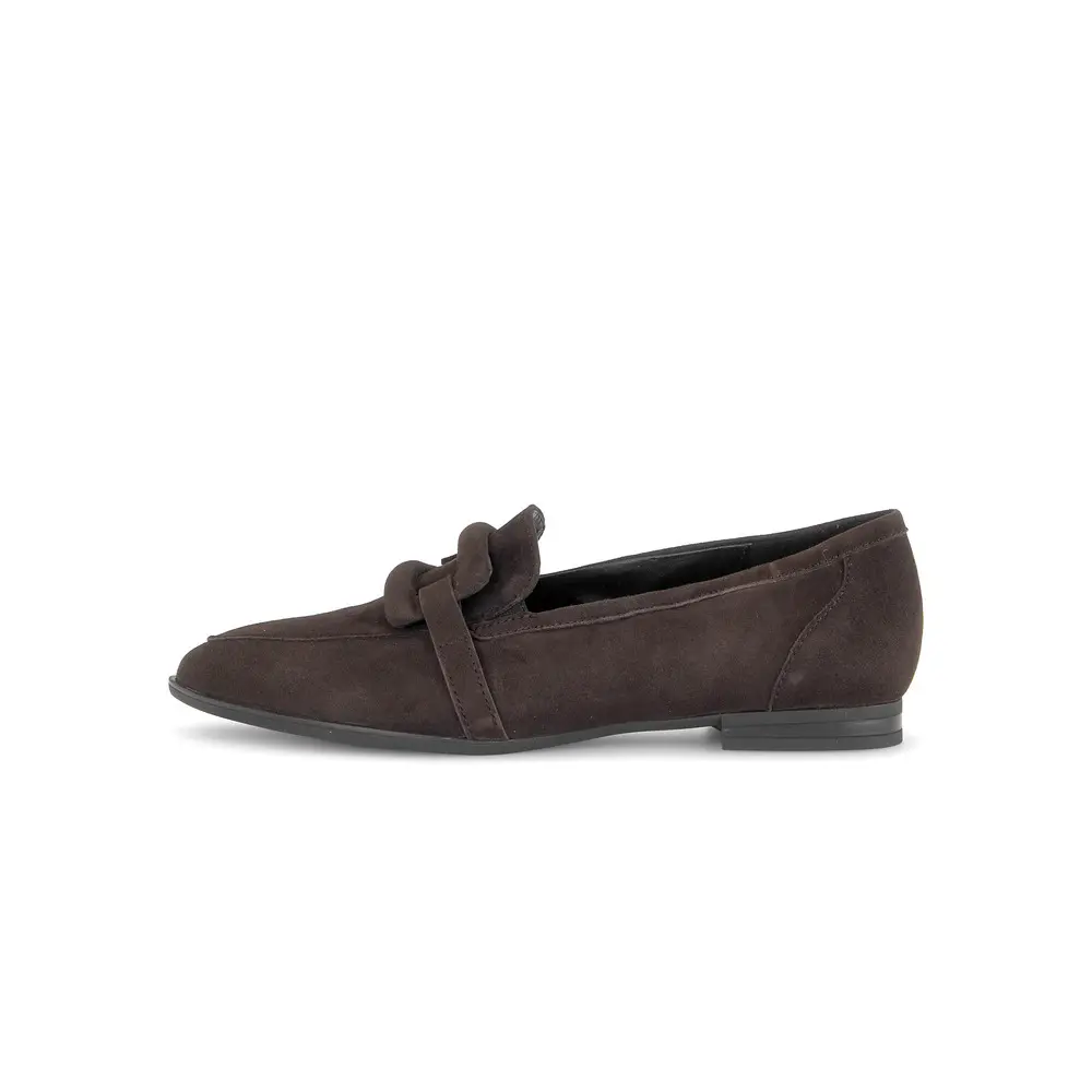 Mocassini in suede con tacco donna  Samtchevreau