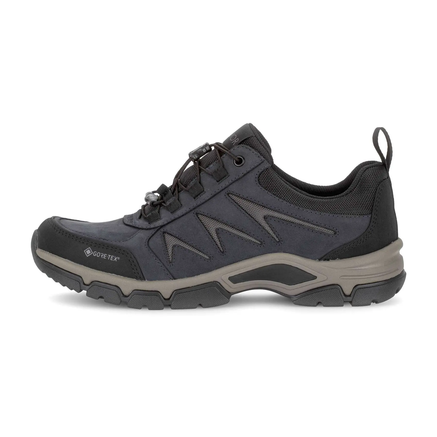 Baskets en nubuck huilé caoutchouc et mesh Gabor