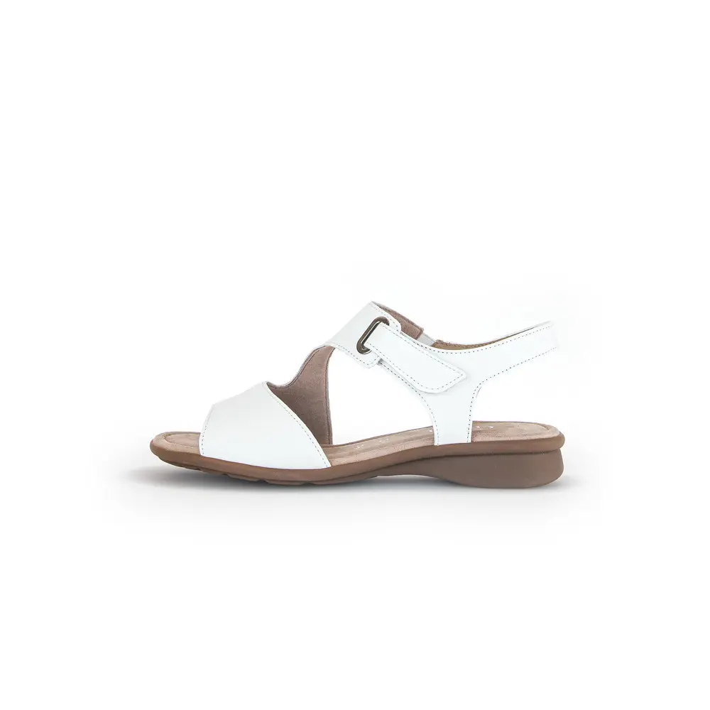 Sandales en cuir lisse femme