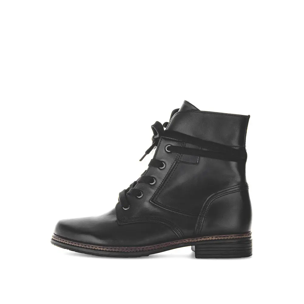 Lackleder-Stiefeletten für Frauen mit Halstuch Gabor