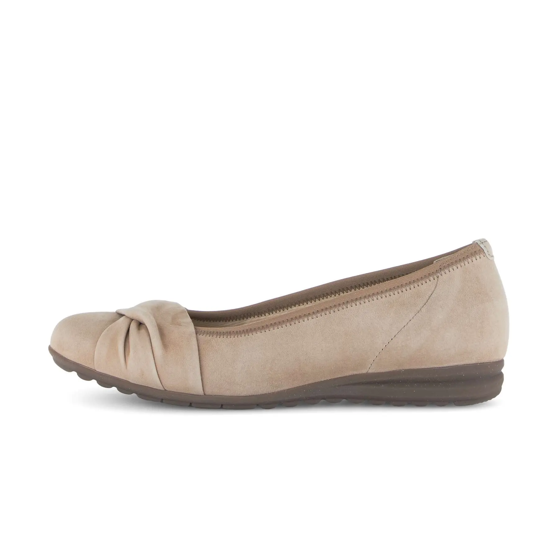 Velours Ballerinas mit großem Bogen Damen Gabor