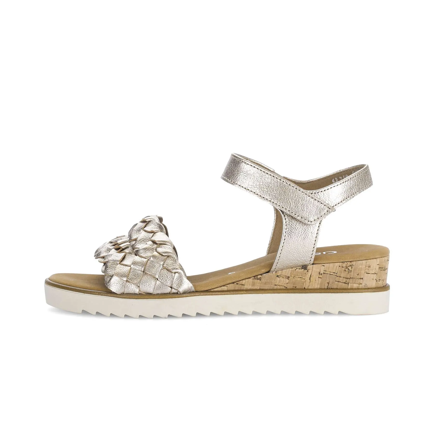 Sandales compensées en cuir femme
