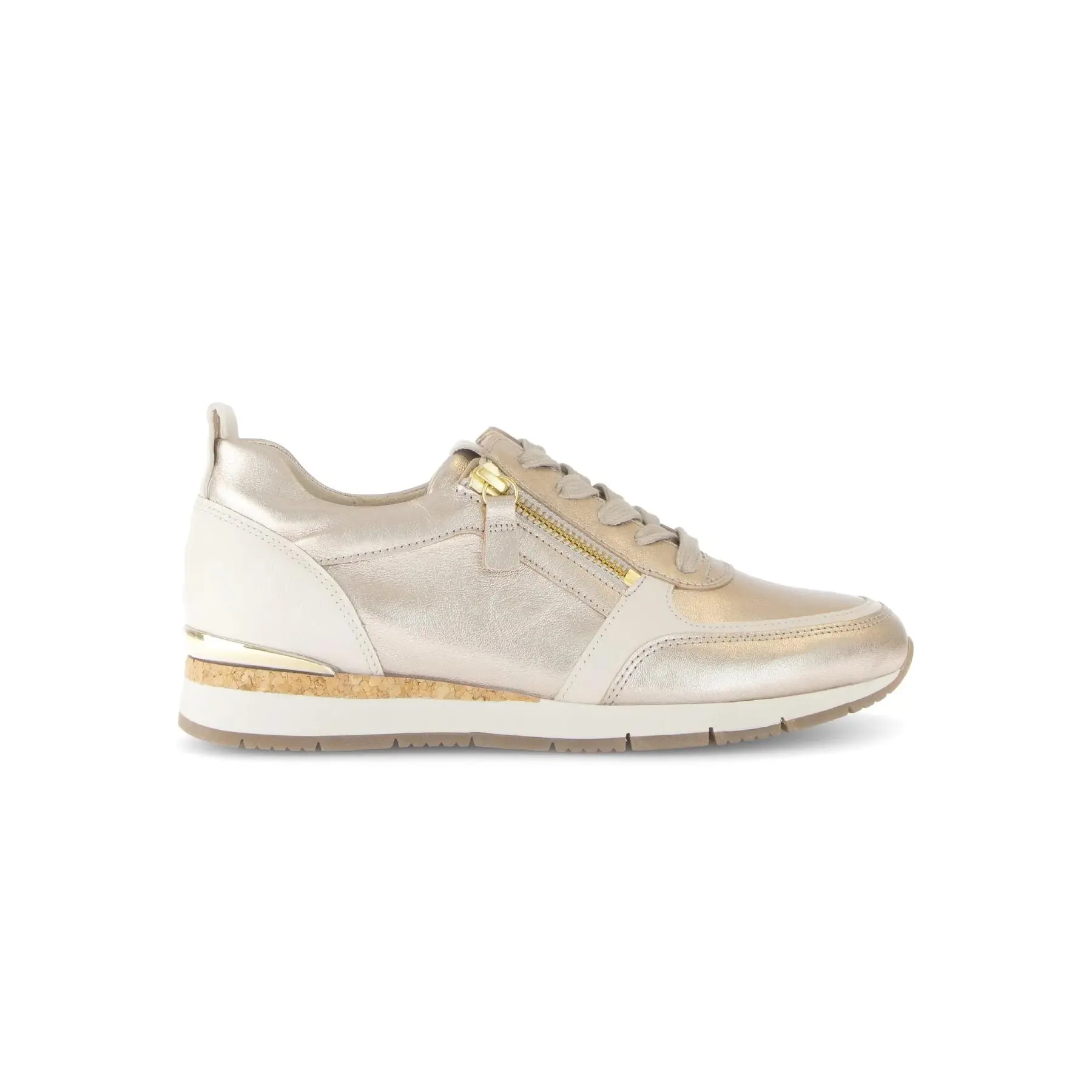Damen Sneakers Gabor Satin Met. Cervo