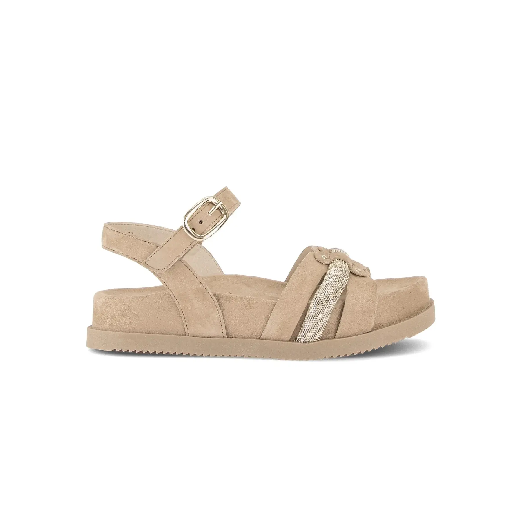 Sandalen für Damen Gabor Samtchevr. Strass HT 83.770