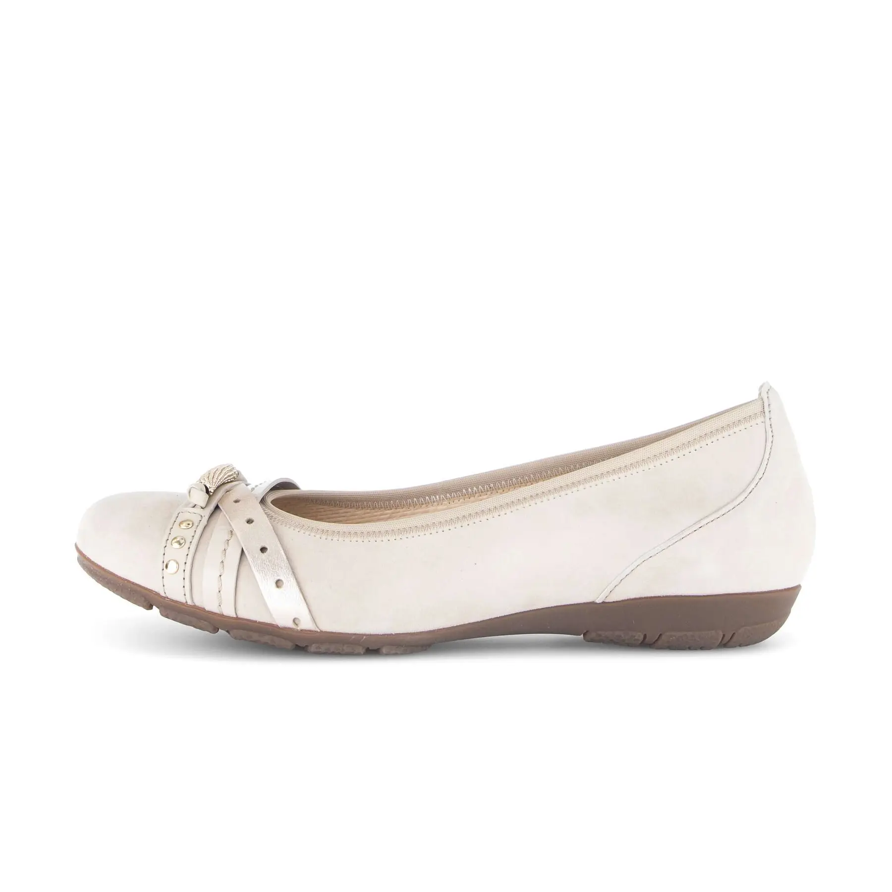 Ballerinas Damen Gabor Samtc Calf Lack Met