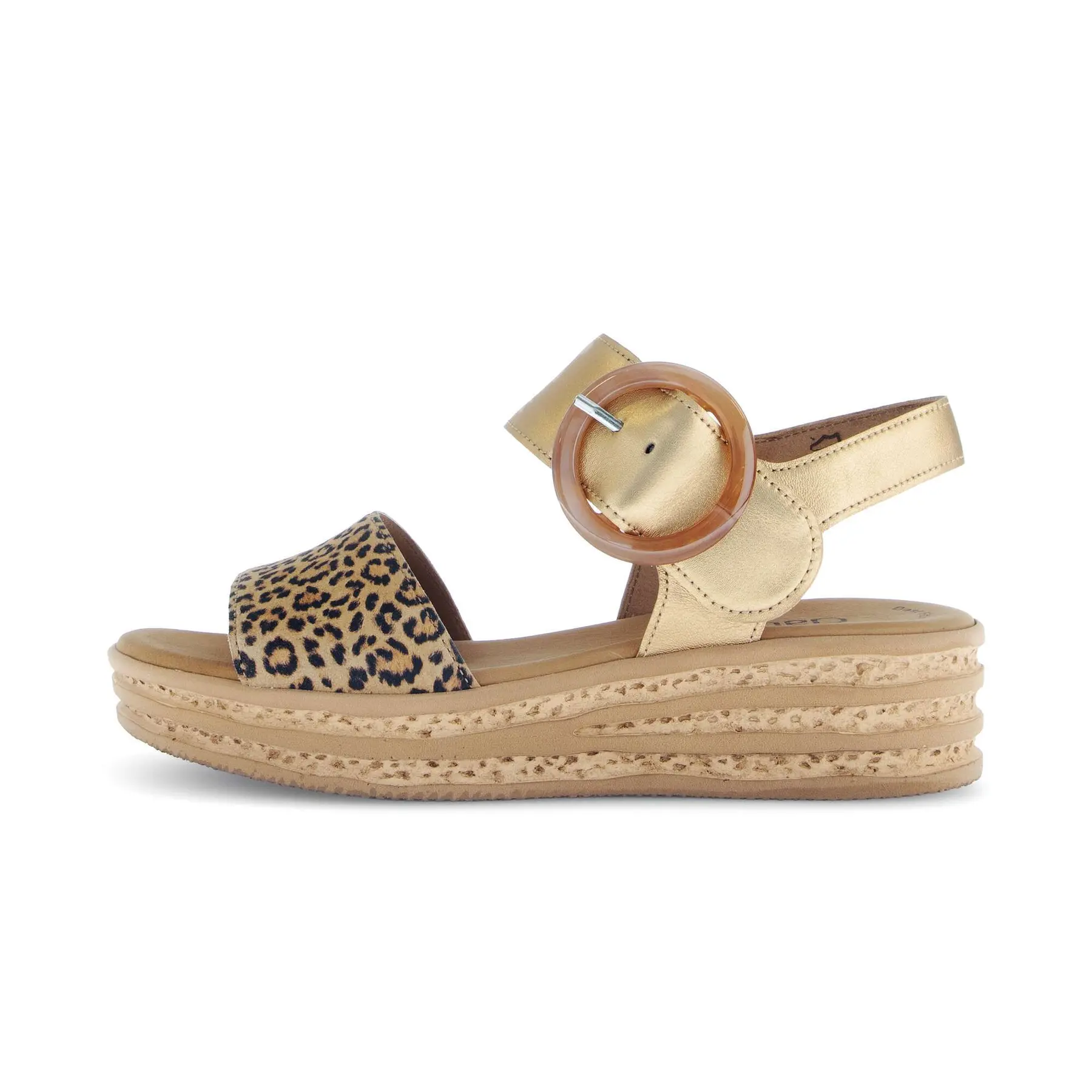 Sandali da donna  Leopard Satin Met