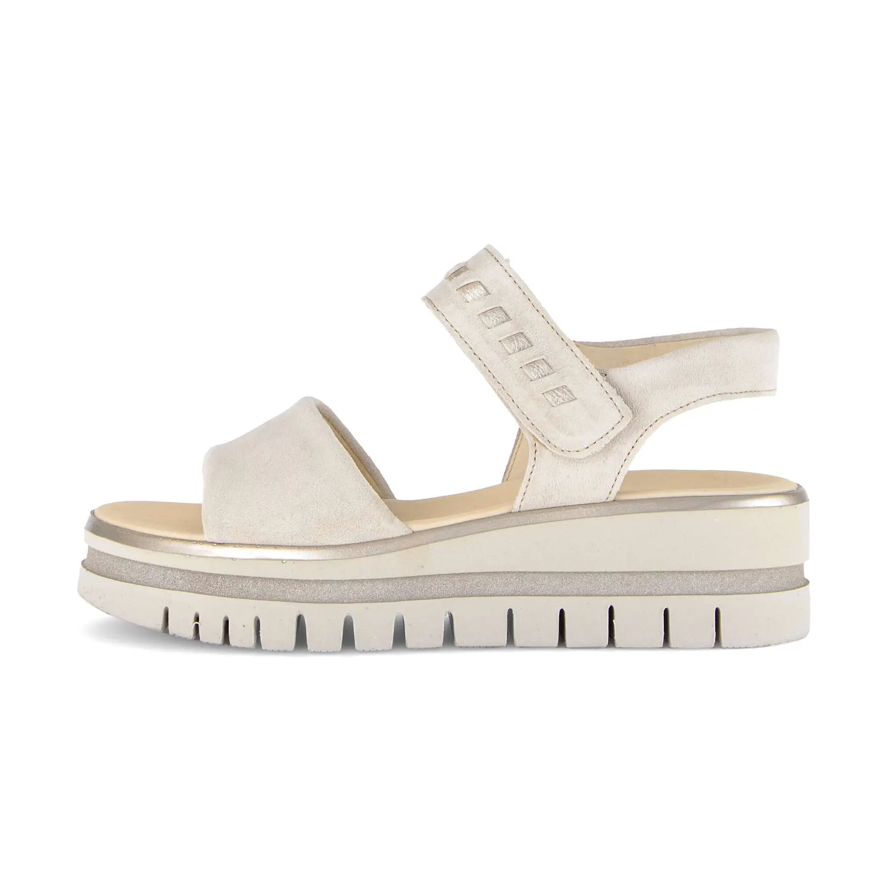 Sandalen für Damen Gabor Dreamvel. Metallic