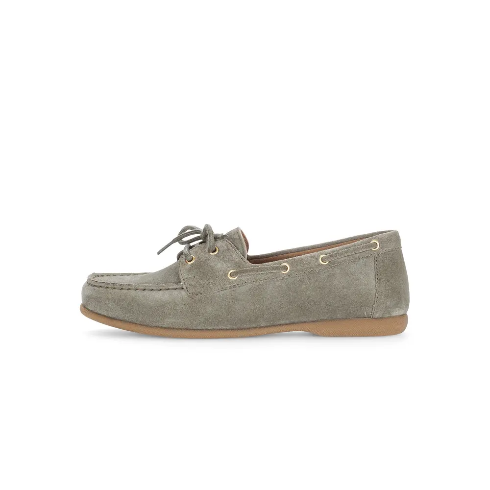 Mocassins en velours femme