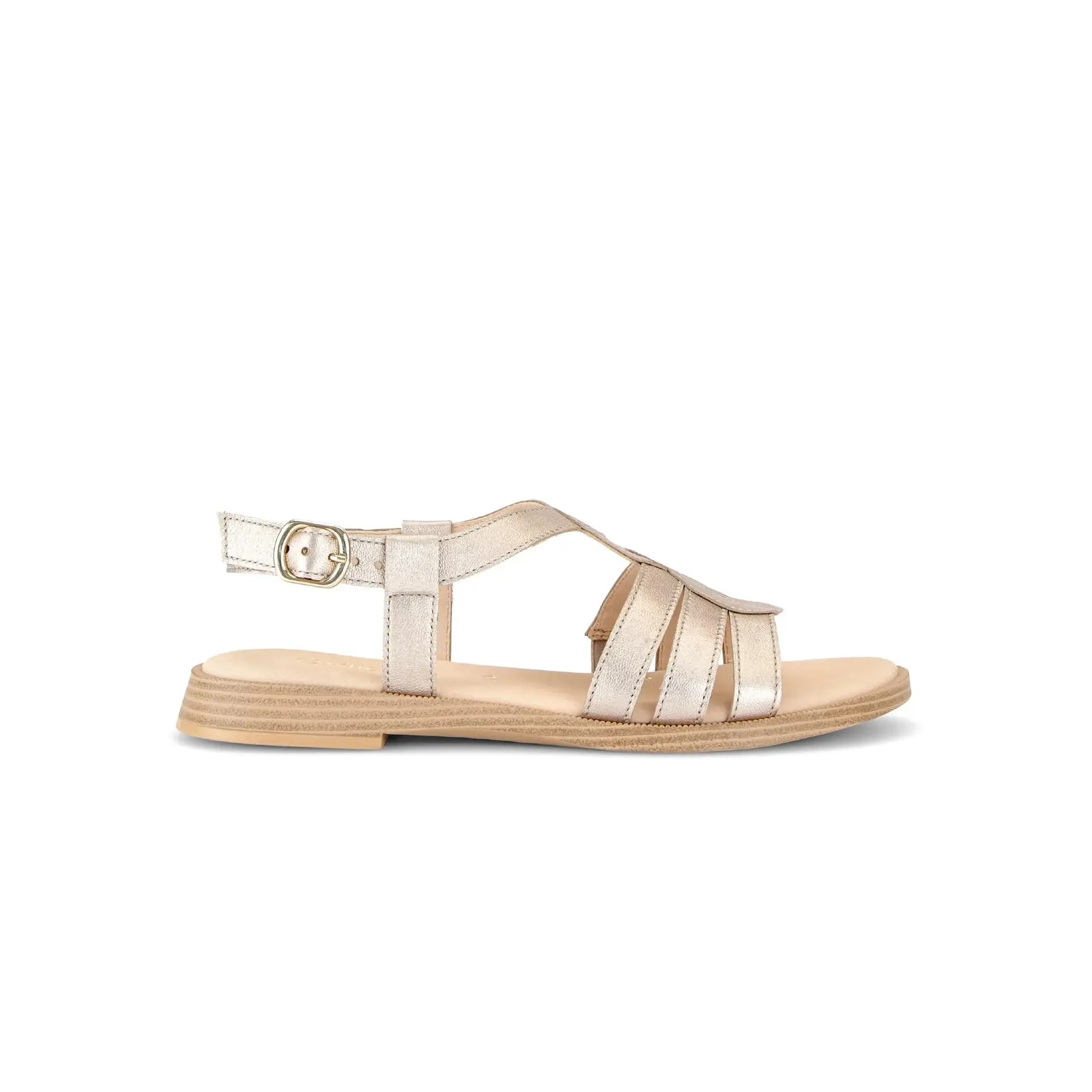 Metallisch Satin Sandalen Damen Gabor