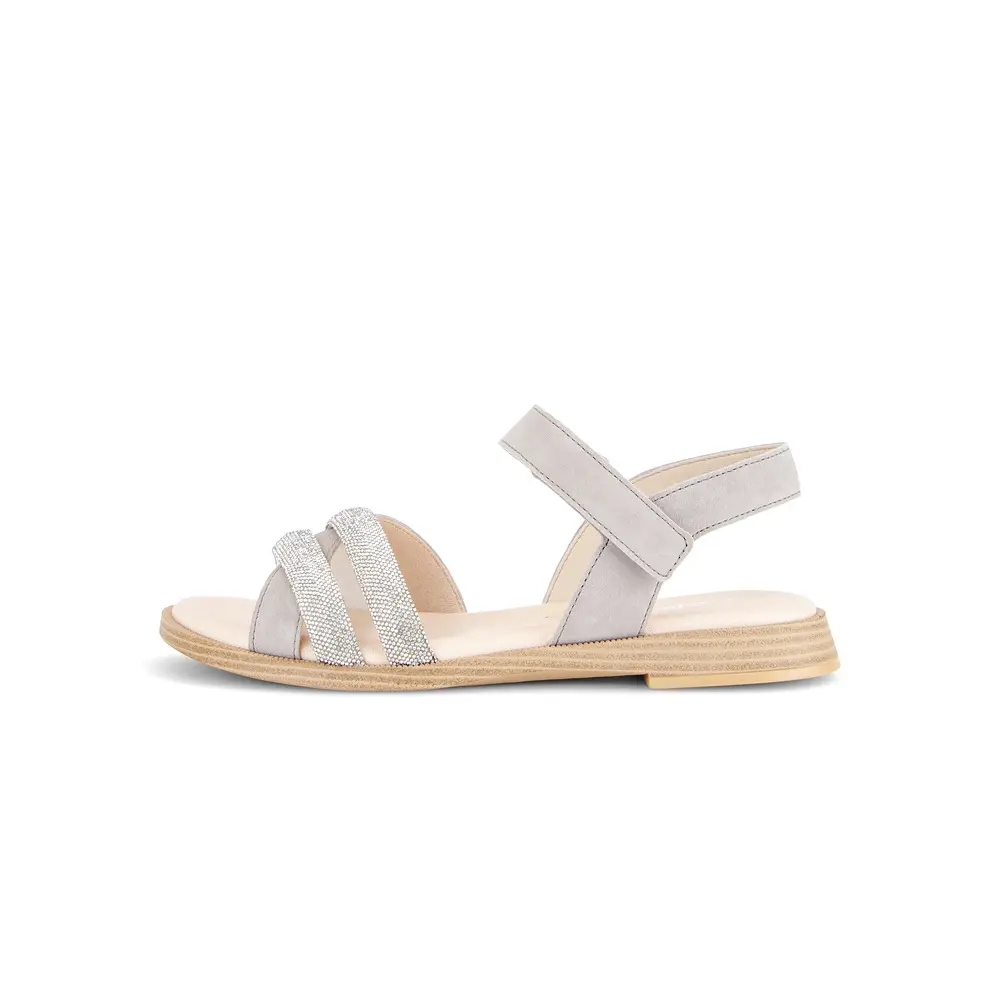 Sandali in vitello con strass donna