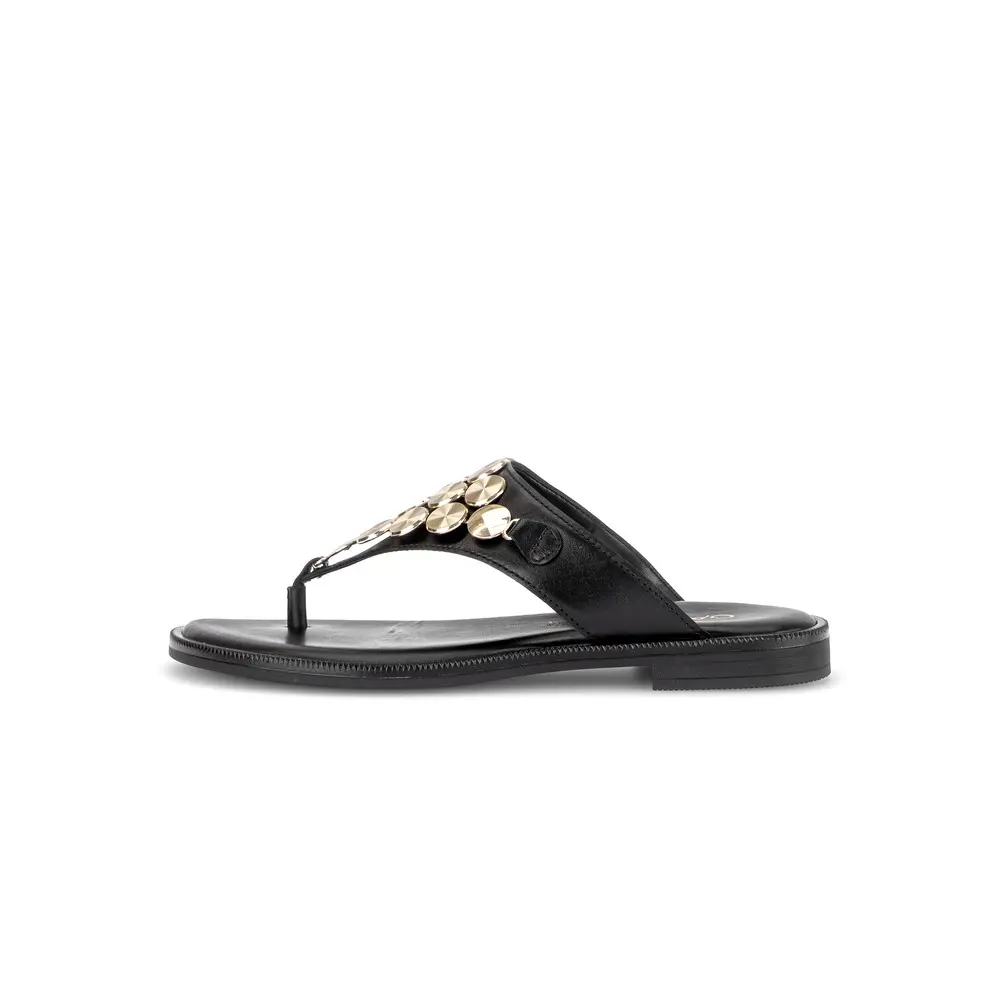 Mules en cuir lisse femme