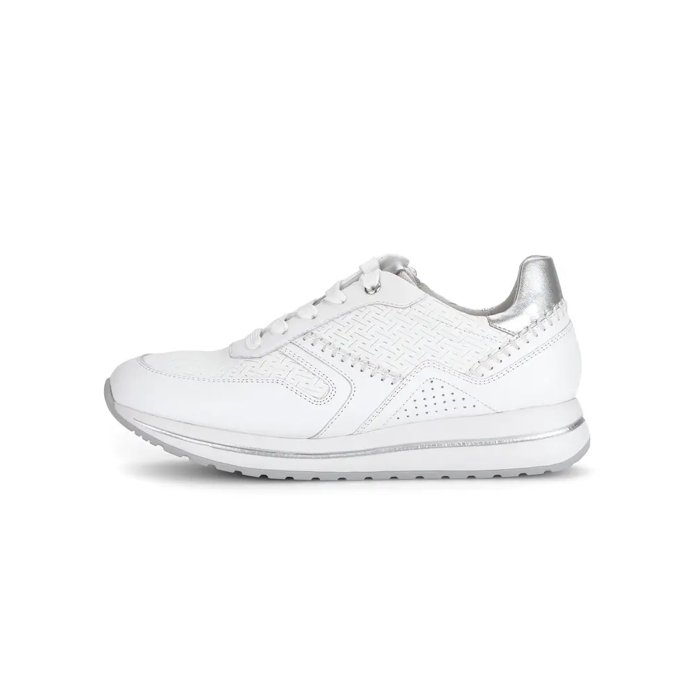 Baskets en nappa nacré femme  Fl.Twist