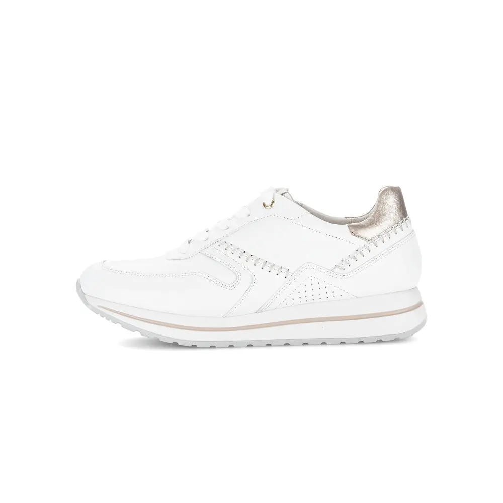 Damen Sneakers aus metallisiertem Nappa Gabor