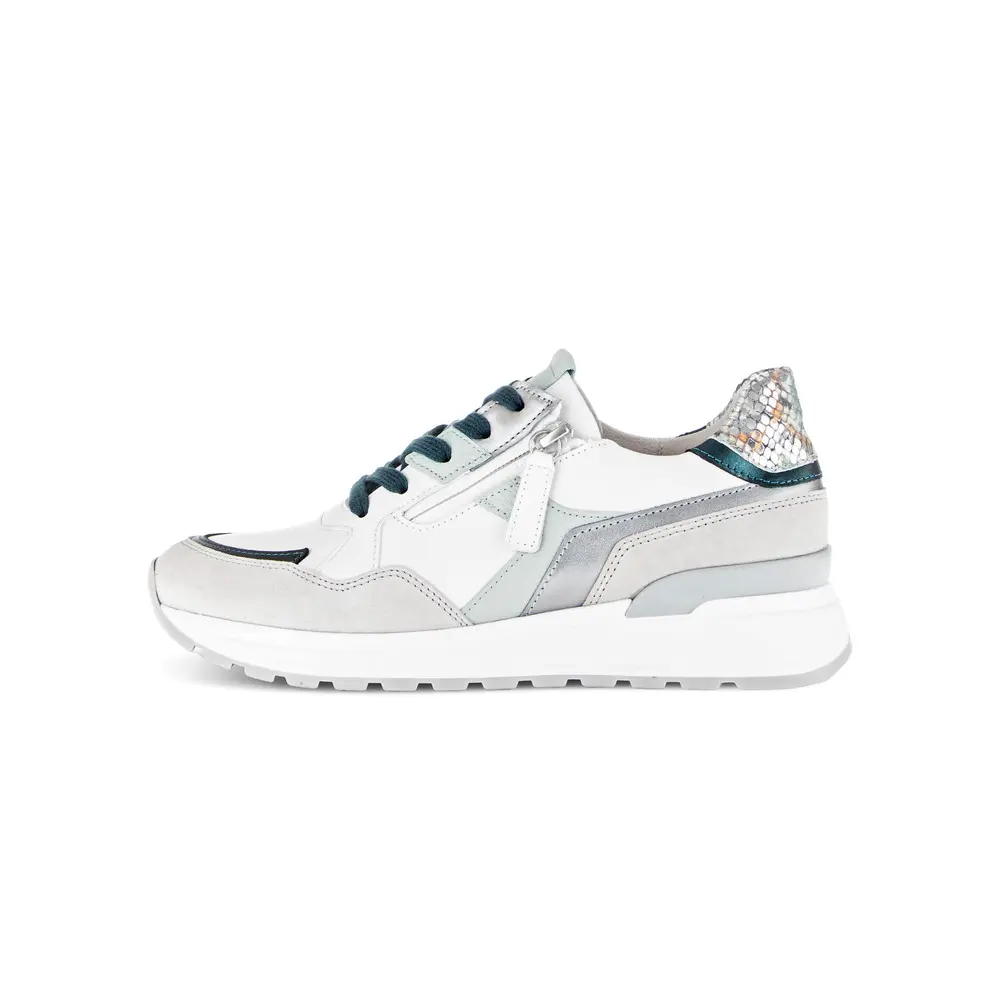 Metallisch glänzende Velours Sneaker Damen Gabor