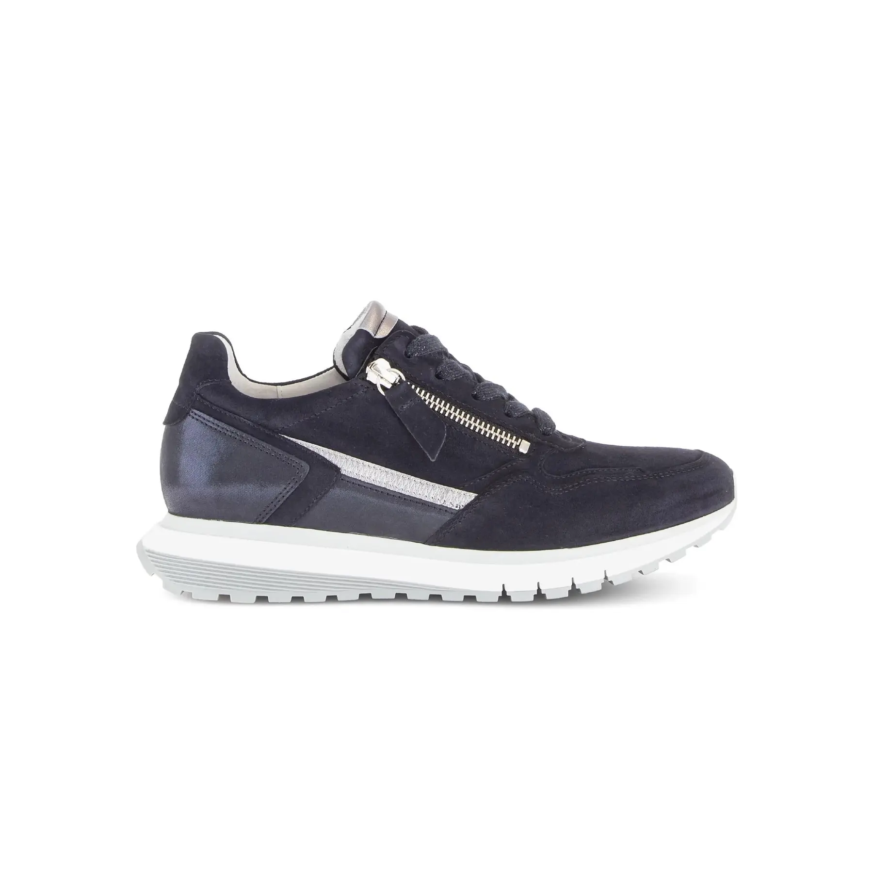 Metallische Ziegenleder Sneakers Damen Gabor
