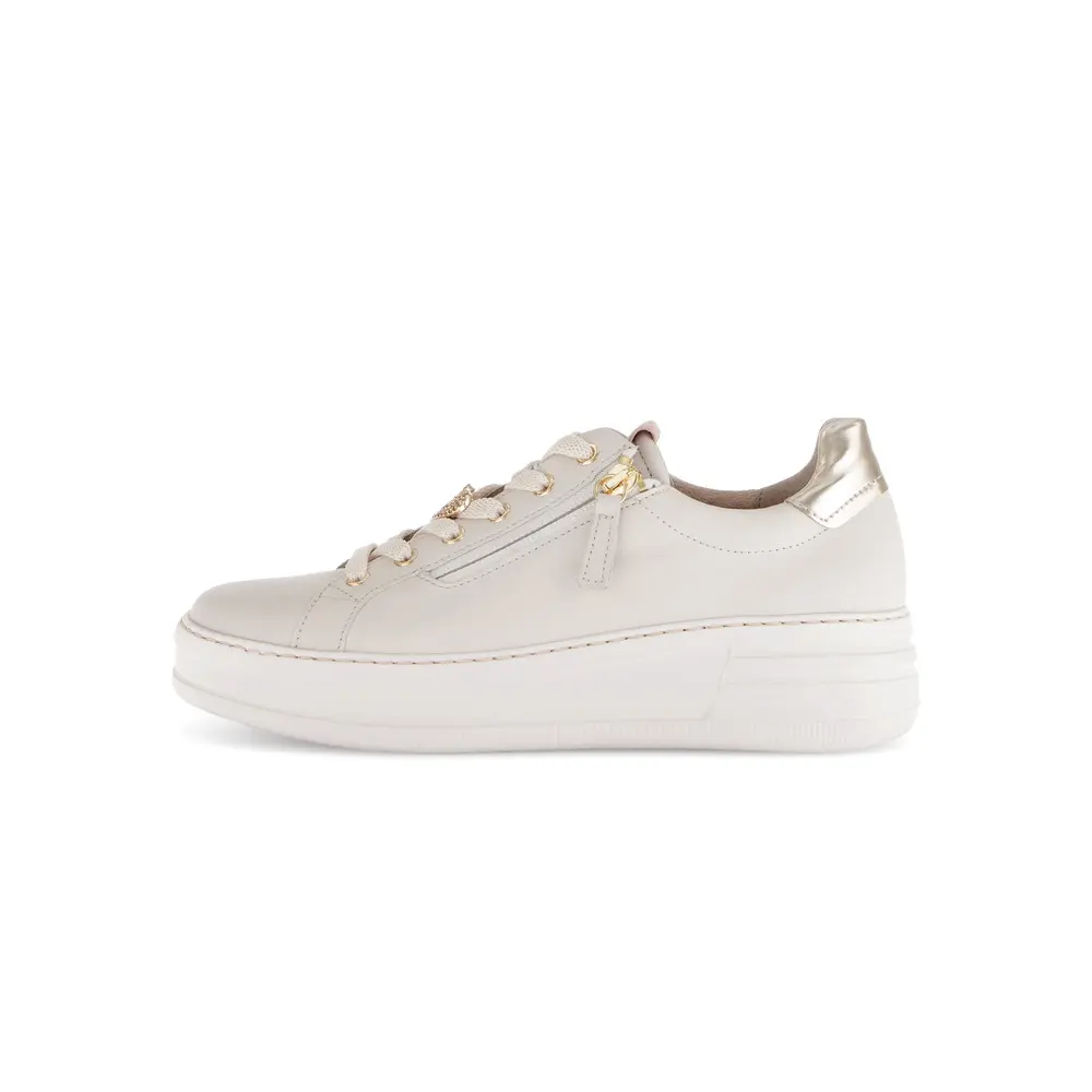 Metallisierte Sneakers Damen Gabor Foulard Glamour