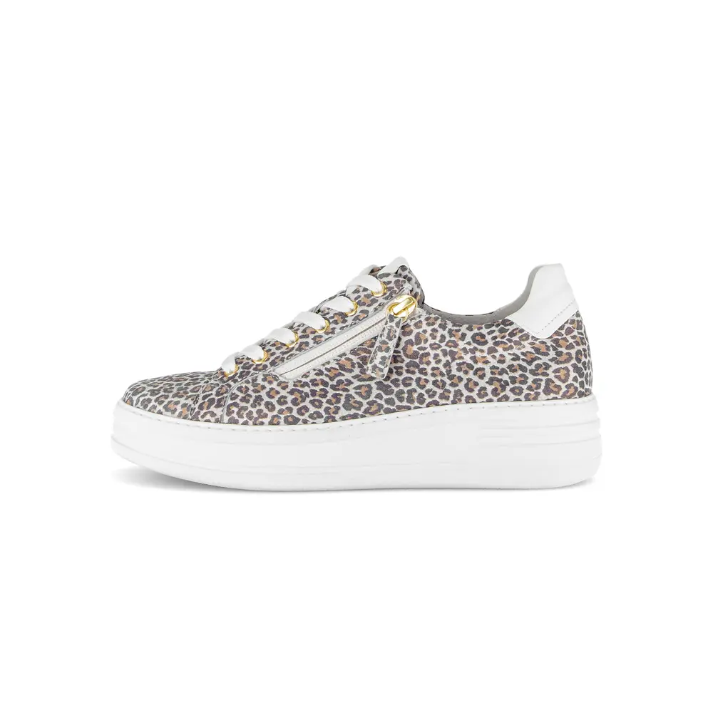 Damen Nappaleder Sneakers Gabor Mini Leo Lux