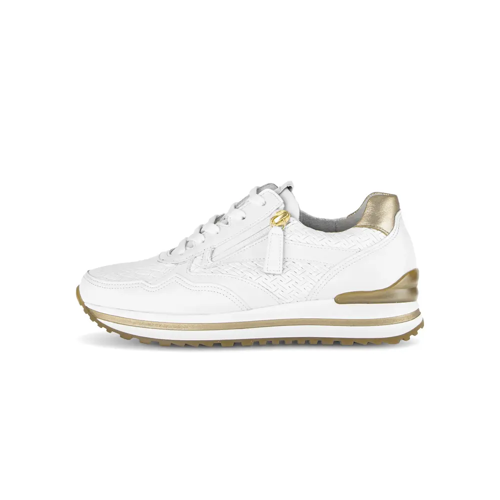 Damen Sneakers aus metallisiertem Nappa Gabor Fl.Twist