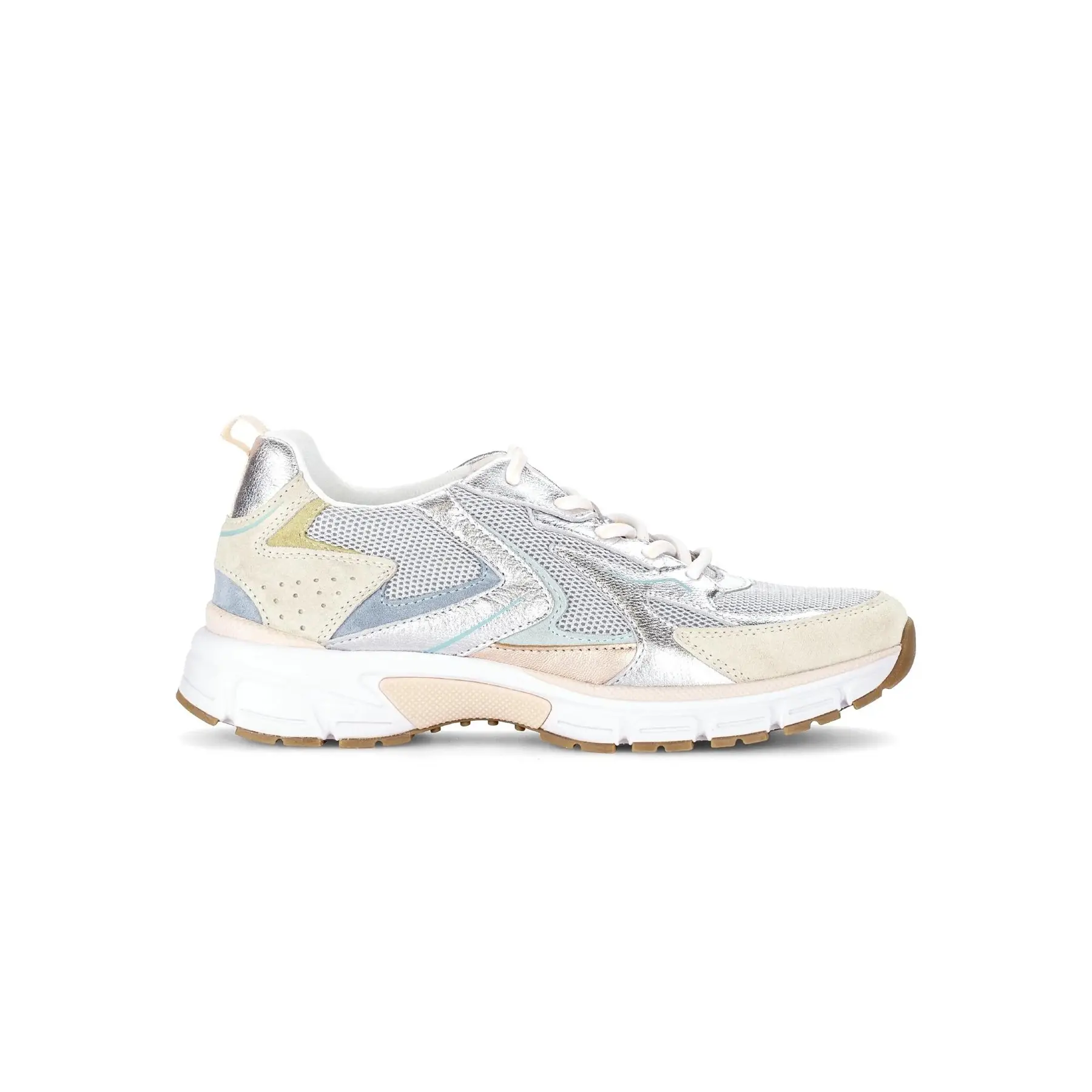 Satinierte Velours-Sneaker für Frauen Gabor