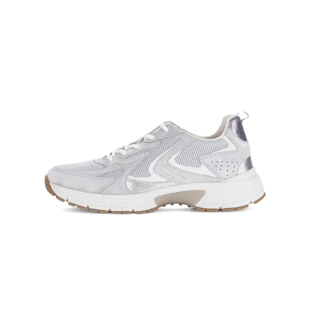 Velours Perlmutt Netz Sneakers für Damen Gabor