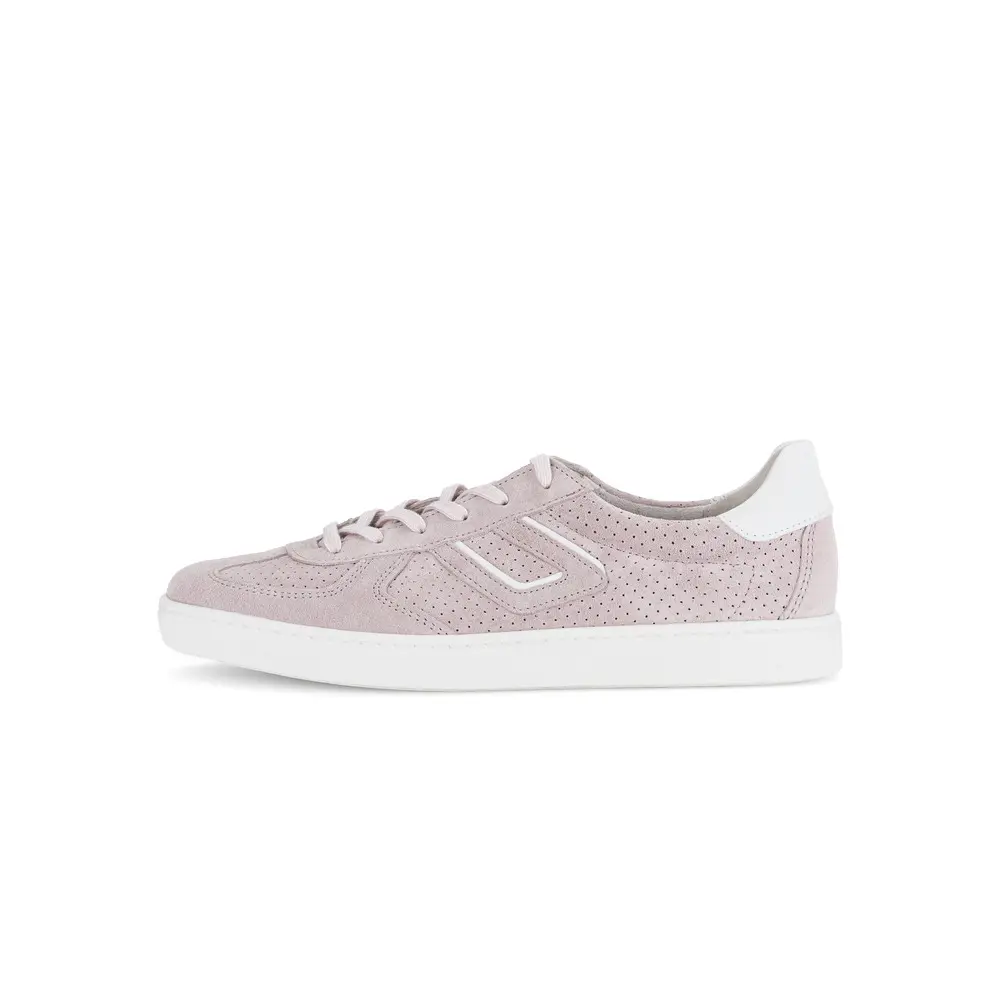 Sneakers in nappa di velluto donna