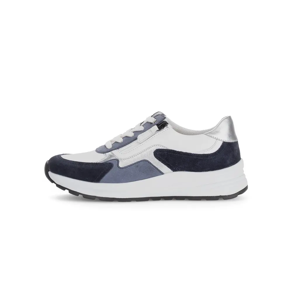 Metallisch glänzende Velours Sneaker Damen Gabor
