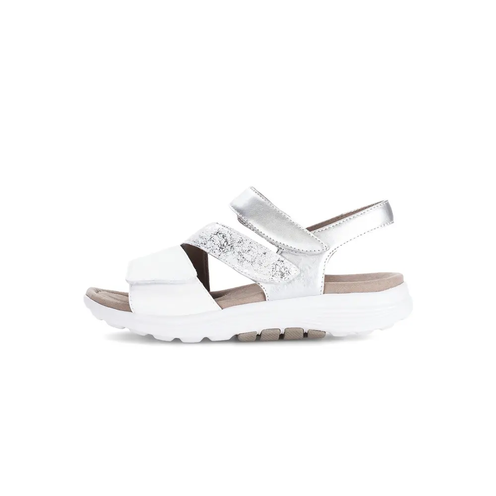 Sandalen aus Perlenleder für Damen Gabor Rollingsoft Wind