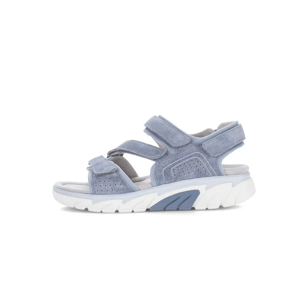 Velours-Mesh Sandalen Damen Gabor Rollingsoft