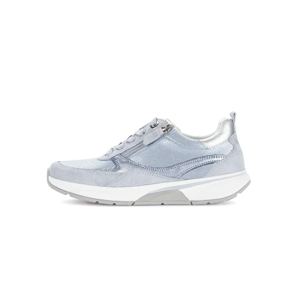 Metallisch Velours Dehnbare Sneakers Damen Gabor Rollingsoft