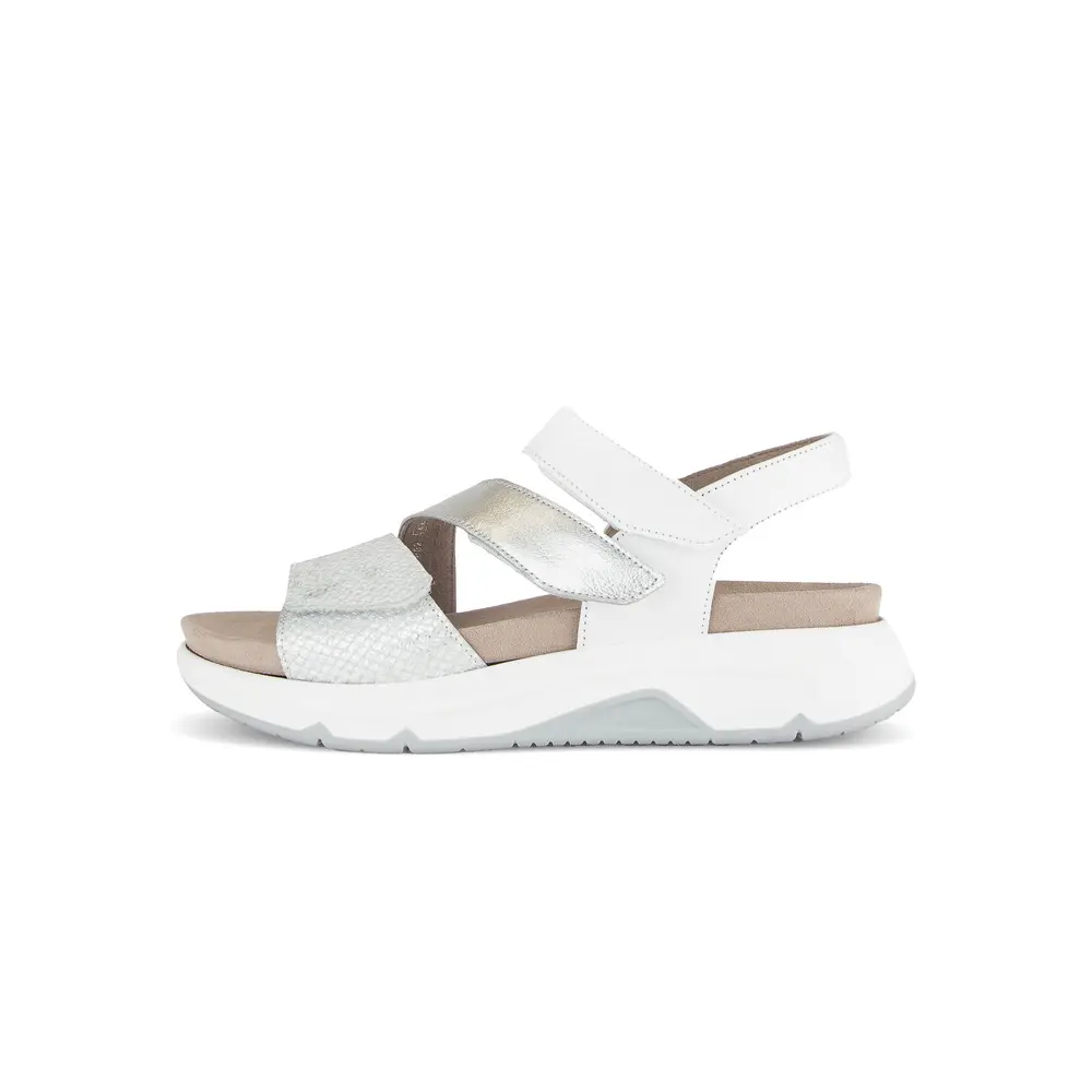 Satin Sandalen Hirsch Damen Gabor Rollingsoft FlechtM