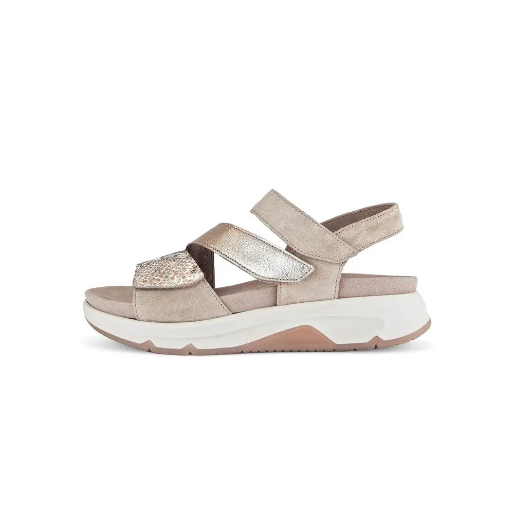 Sandali in serpente metallizzato velluto donna  Rollingsoft