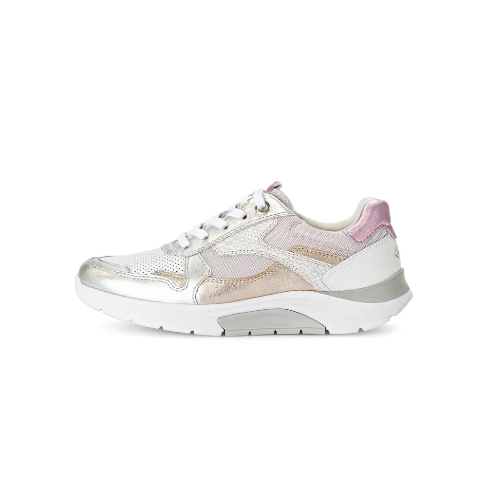 Perlmutt-Leder-Sneaker (pf) Damen Gabor Rollingsoft