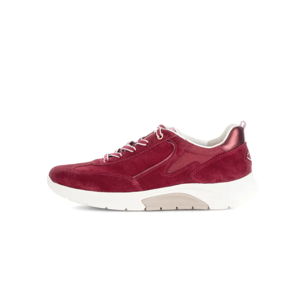 Velours Sneakers mit Perlmutt-Optik für Damen Gabor Rollingsoft