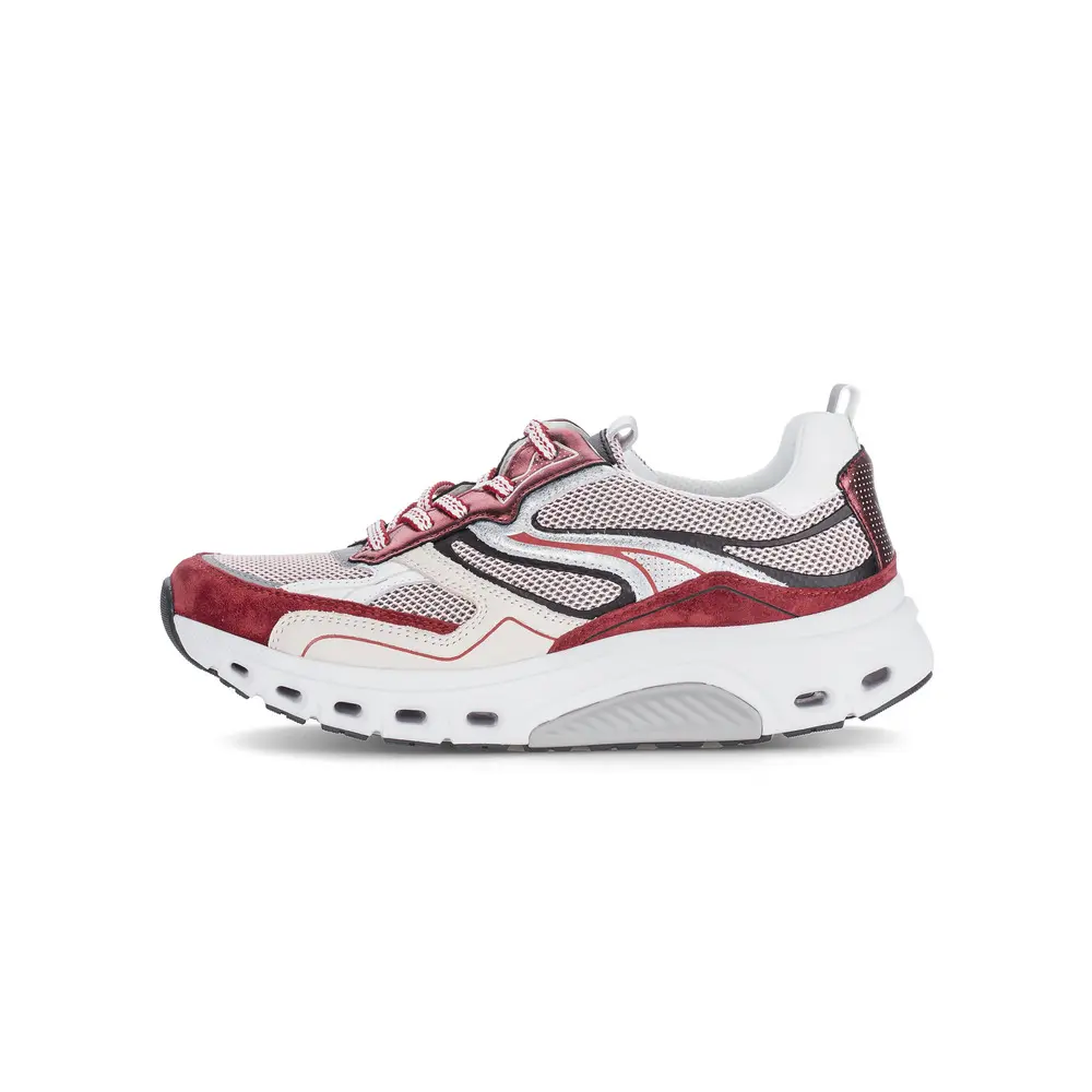 Velours-Nappa-Mesh-Sneaker Damen Gabor Rollingsoft