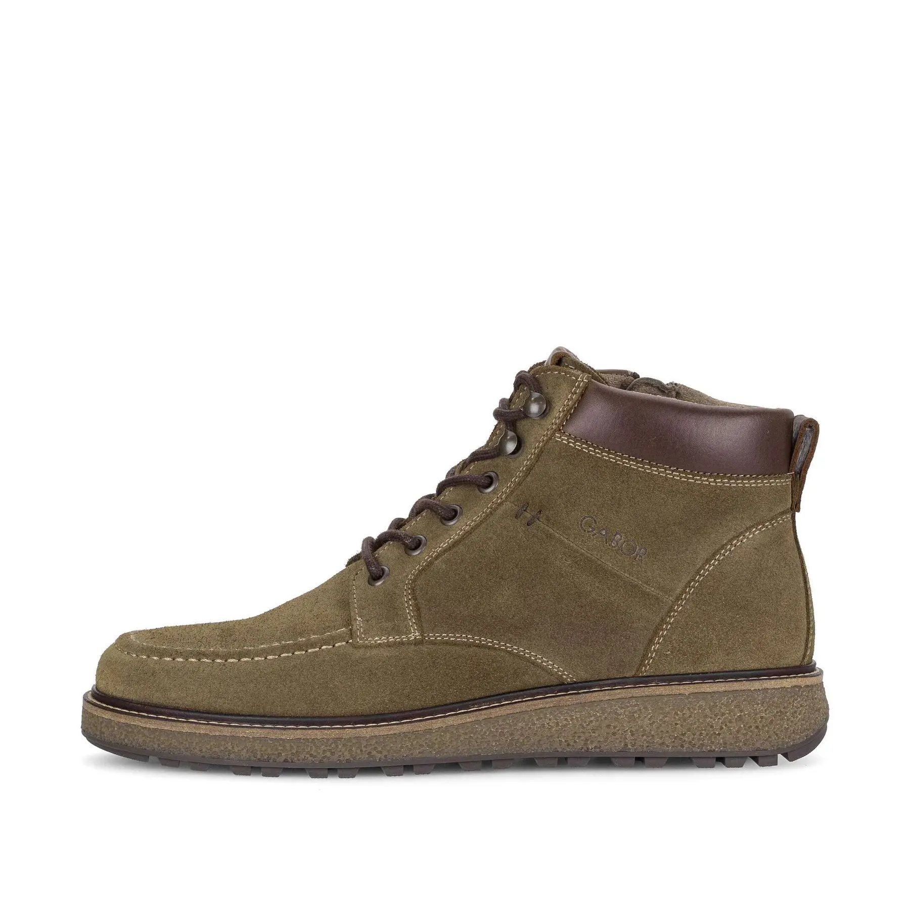 Ölvelours-Stiefeletten und Pull-Up-Leder Gabor