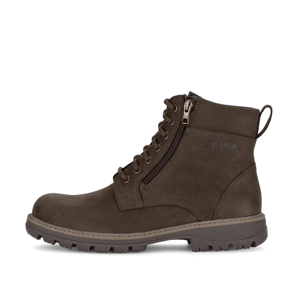 Robuste und elegante Stiefel aus geöltem Nubuk Gabor (L)