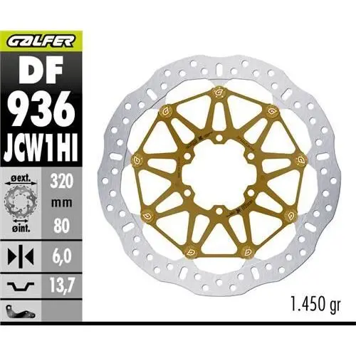 Motorrad-Bremsscheibe Galfer BMW M1000 R/RR 21-/S1000RR 19-