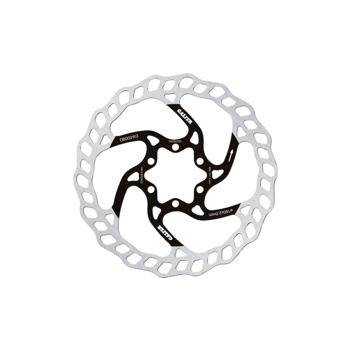 Motorrad-Bremsscheibe Galfer Wave D.160, 108Gr, Ep.2 mm
