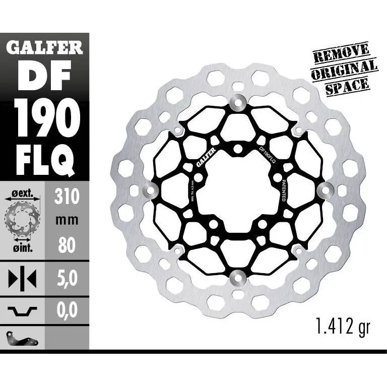Bremsscheibe Galfer Wave Cubic