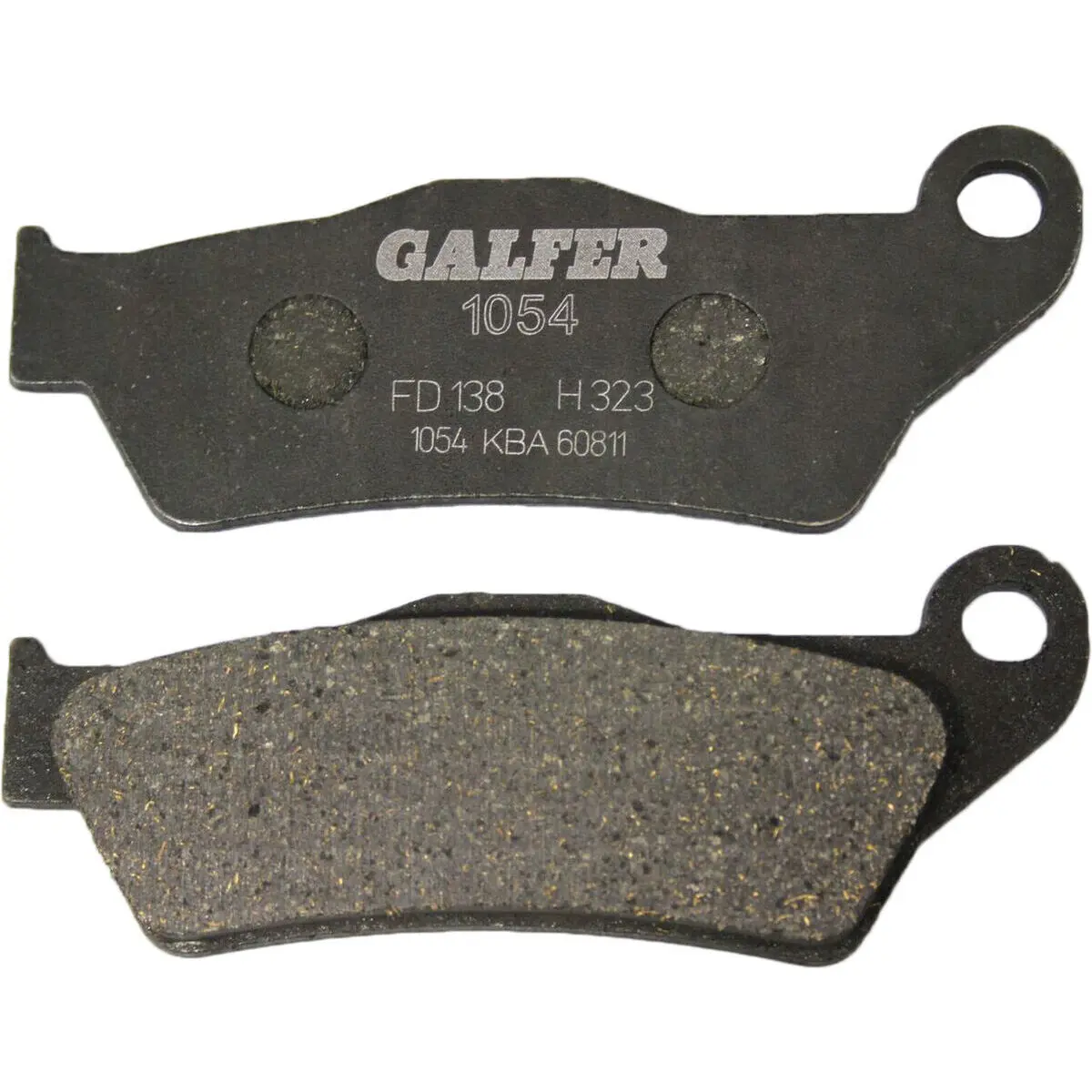 Organischer Motorradbremsbelag aus Halbmetall Galfer G1054TT DF138
